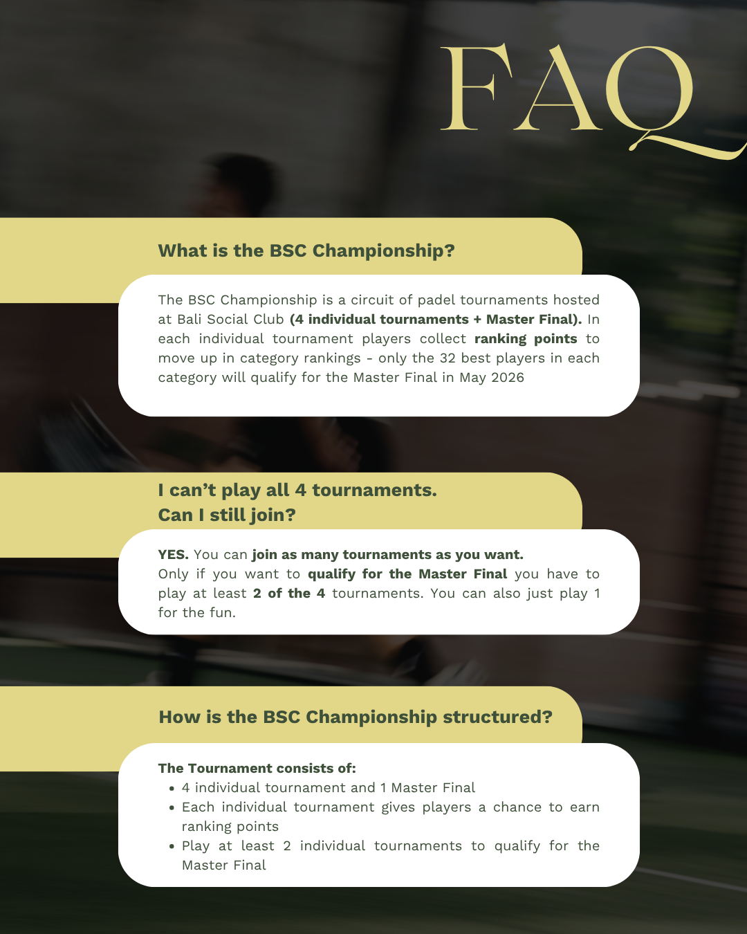 BSC Championship Circuit 3 (10th Oct - 12th Oct)